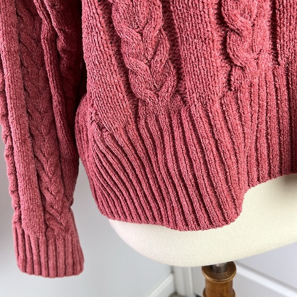 Pink Rose Chenille Sweater - Picture 7 of 10